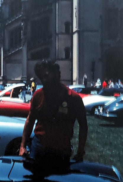 Porsche 356 Car Show 35mm Photo Slide Vintage 1981
