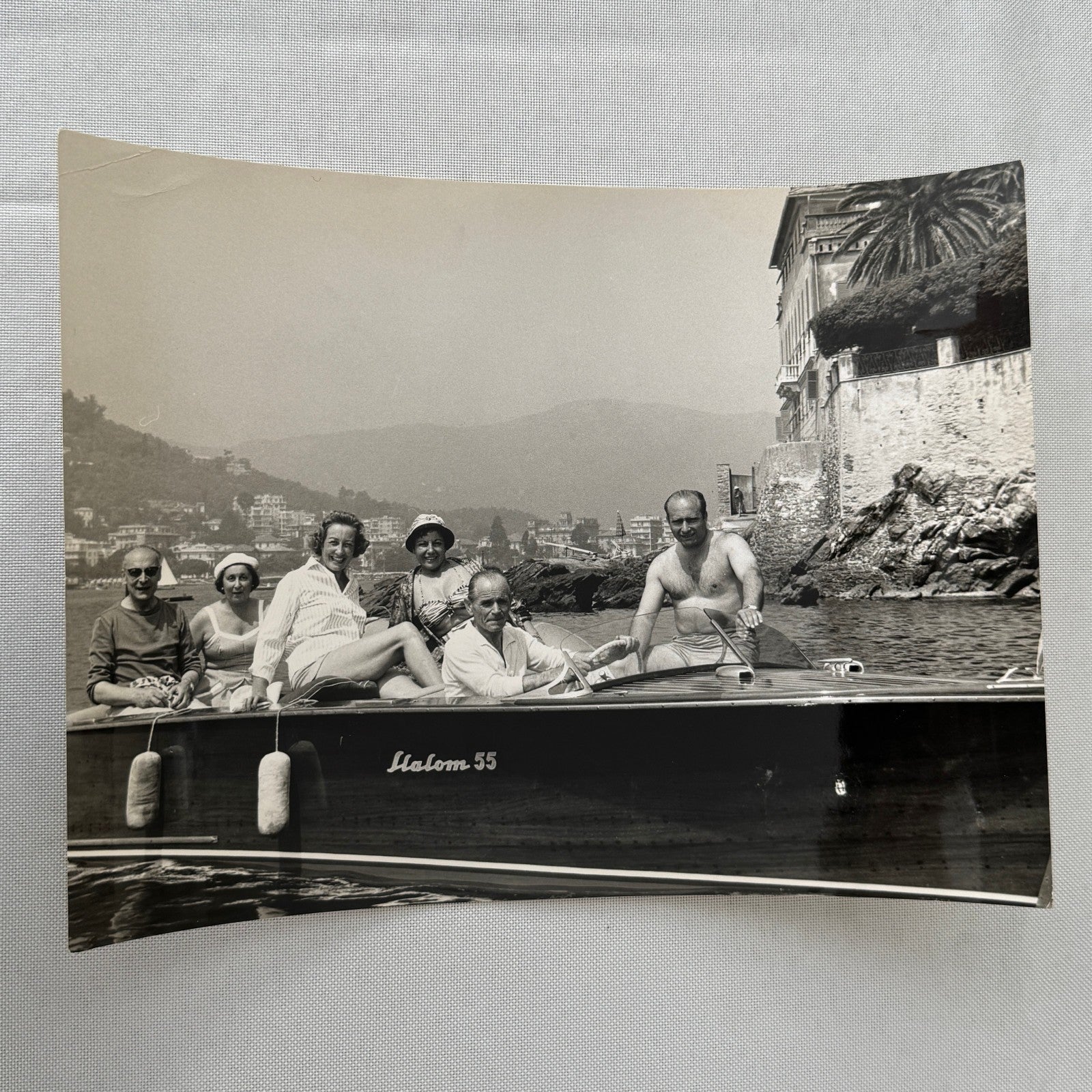 Juan Manuel Fangio Retirement Vacation Holiday Italian Press Photo F1 Racing