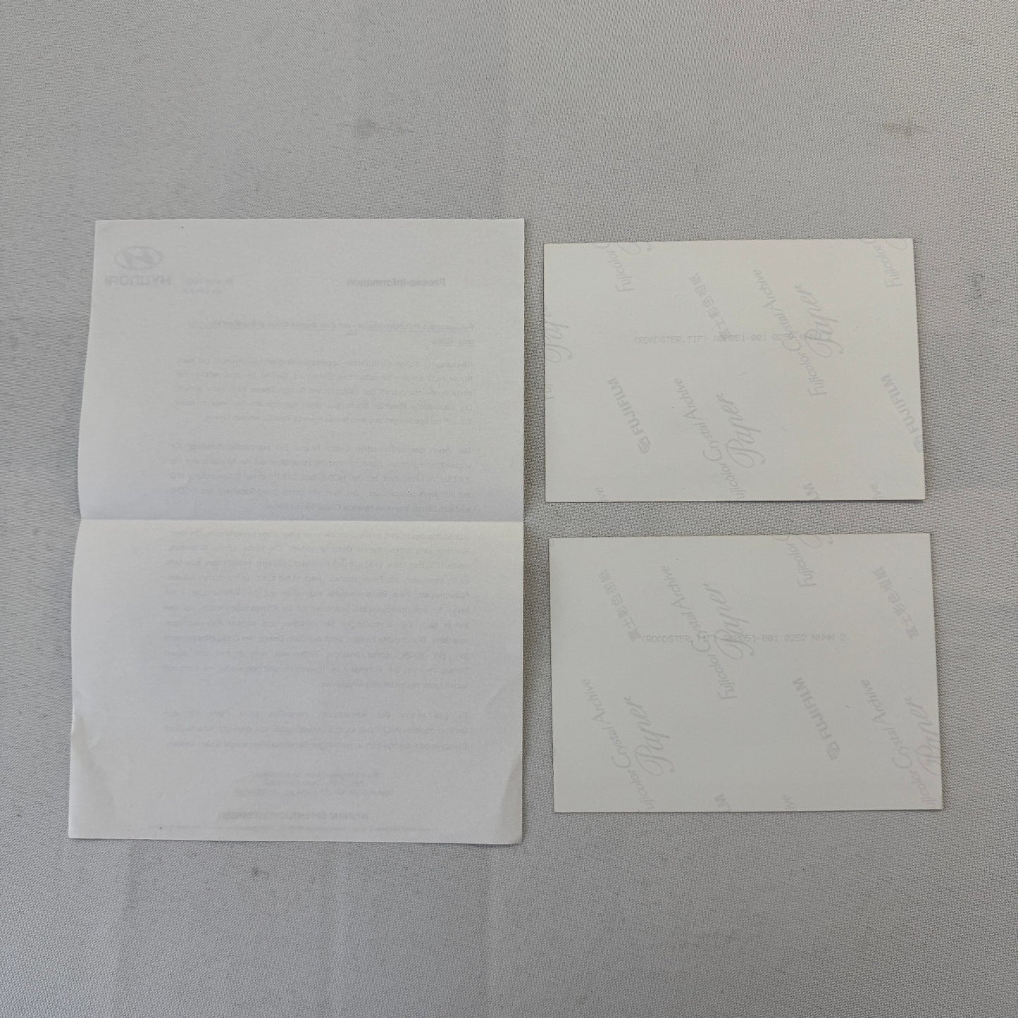 2001 Hyundai HCD-6 Concept Car Prototype Press Kit Photos German Hyundai HCD 6