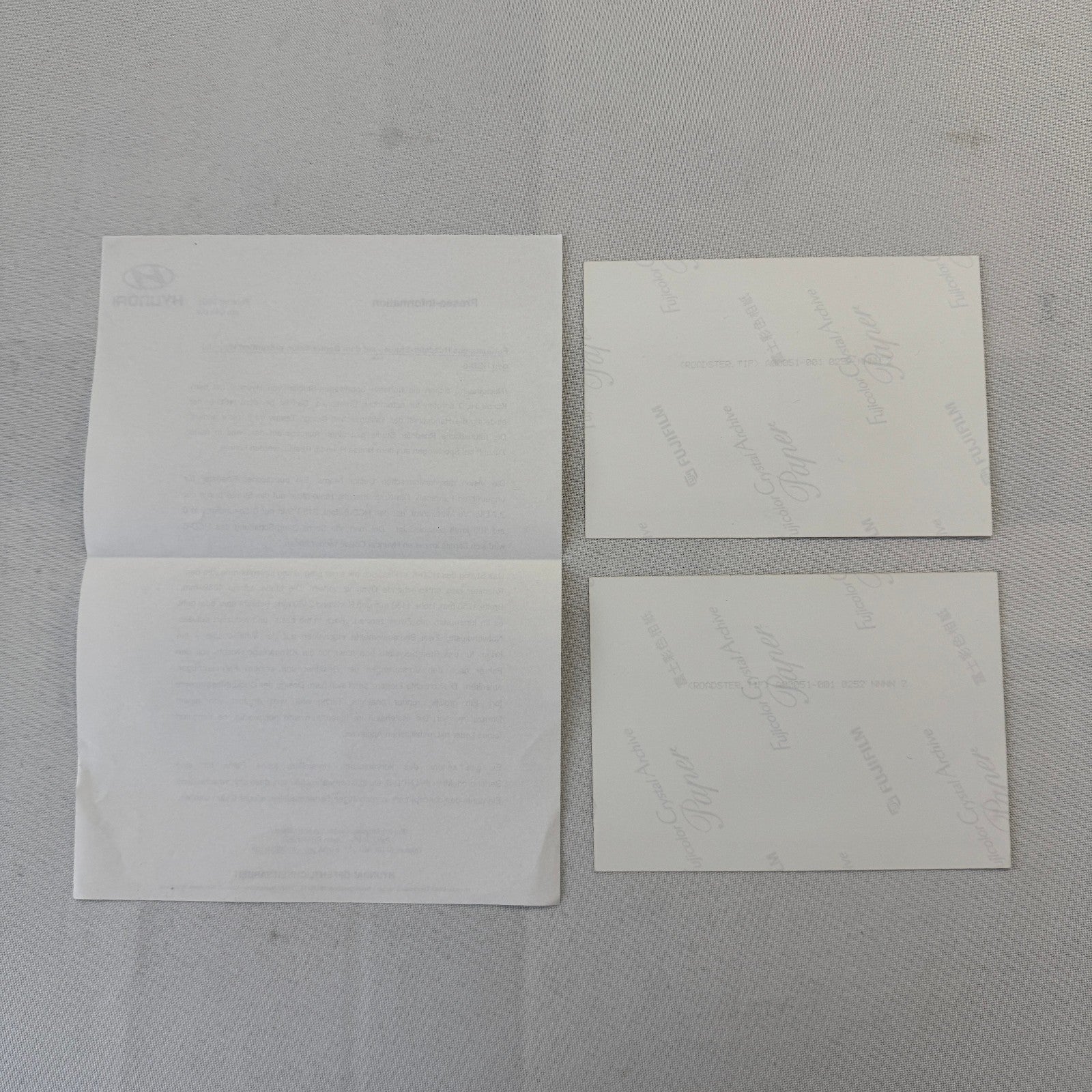 2001 Hyundai HCD-6 Concept Car Prototype Press Kit Photos German Hyundai HCD 6