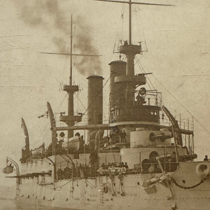Vintage Boat Ship Photograph Nautical Antique Photo On Board