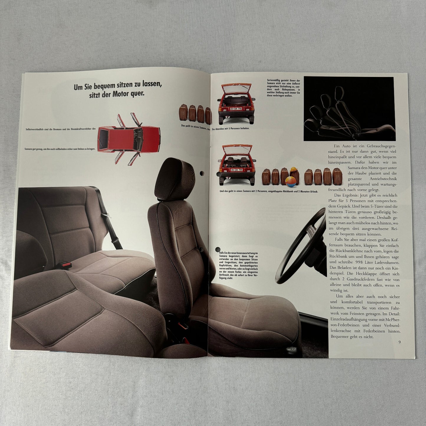 Lada Samara Car Sales Brochure Catalog Prospekt GERMAN Text