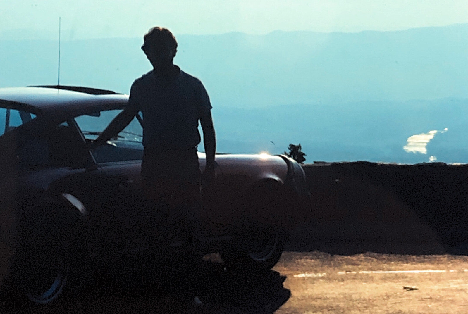 Porsche 911 Car 35mm Photo Slide Vintage 1981