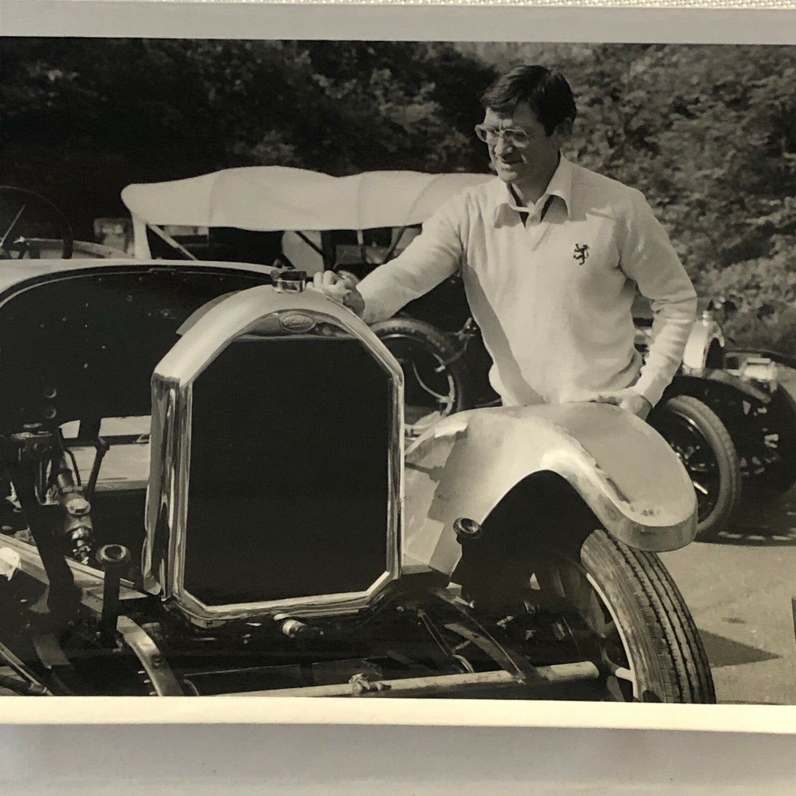 Vintage 1928 Humber Blue Peter Car Radiator Restoration Photo Print Lot of 3 