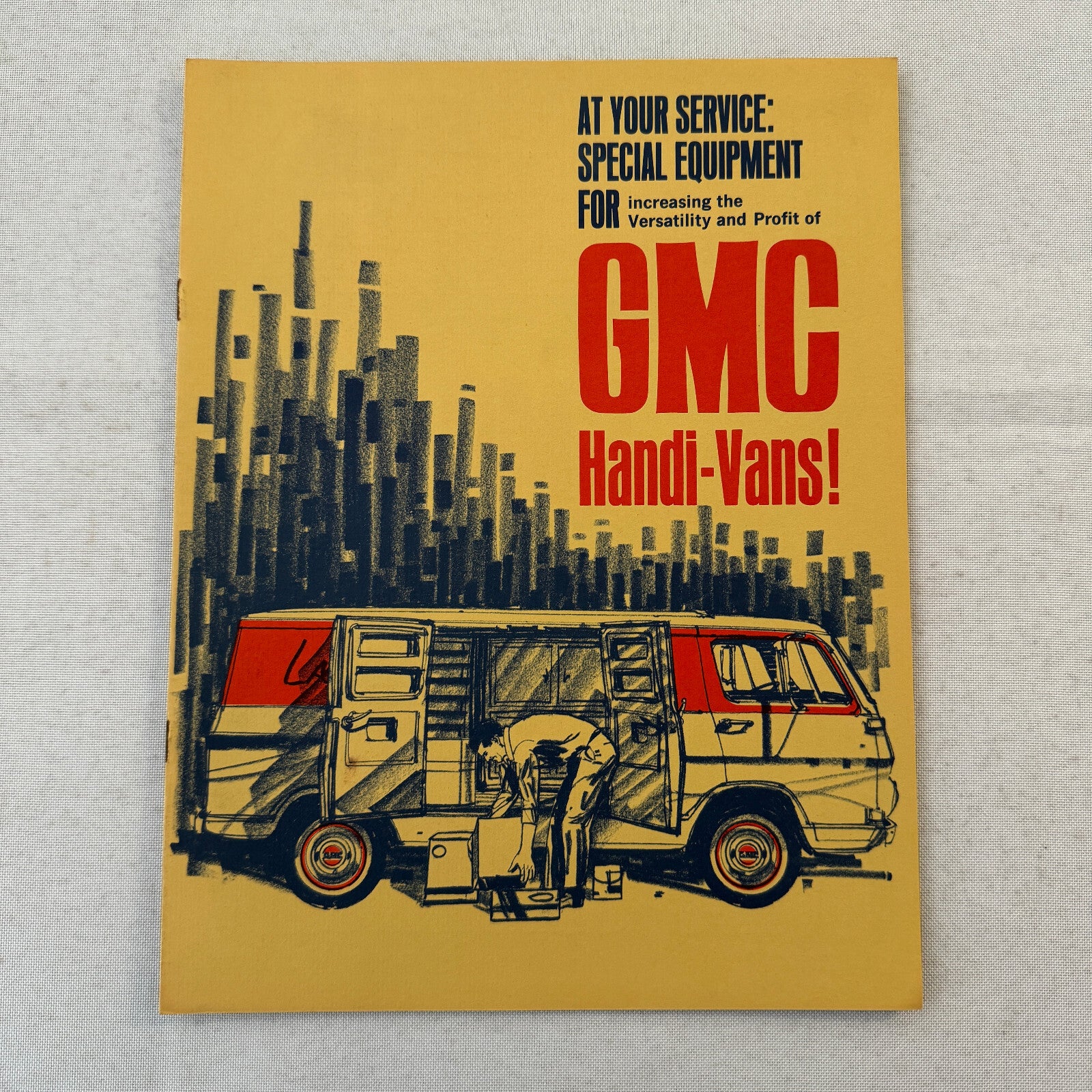 GMC Handi-Van Sales Sheet Brochure Catalog Advertising Handi Van