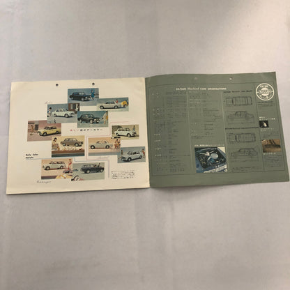 1964 Datsun Bluebird 1200 Sales Brochure Catalog Japanese JDM Vintage