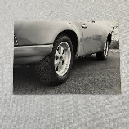 Porsche 911 Fuch Wheels Dunlop Tire Photo Photograph Vintage