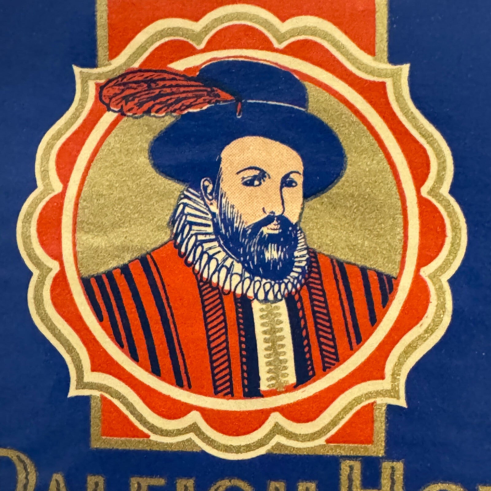 Vintage Travel Luggage Label The Raleigh Hotel Washington DC Pennsylvania Ave