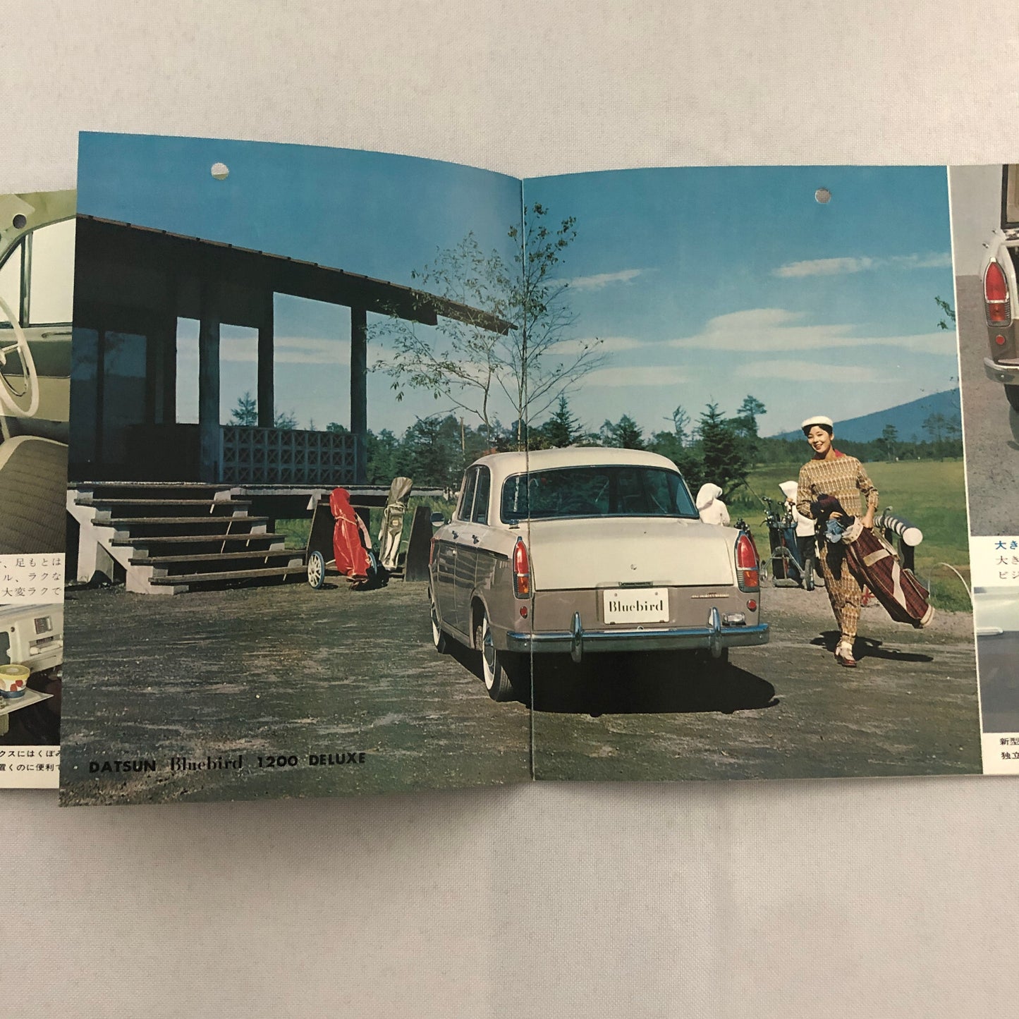 Vintage 1963 Datsun Bluebird Car Sales Brochure Catalog Japanese JDM Nissan