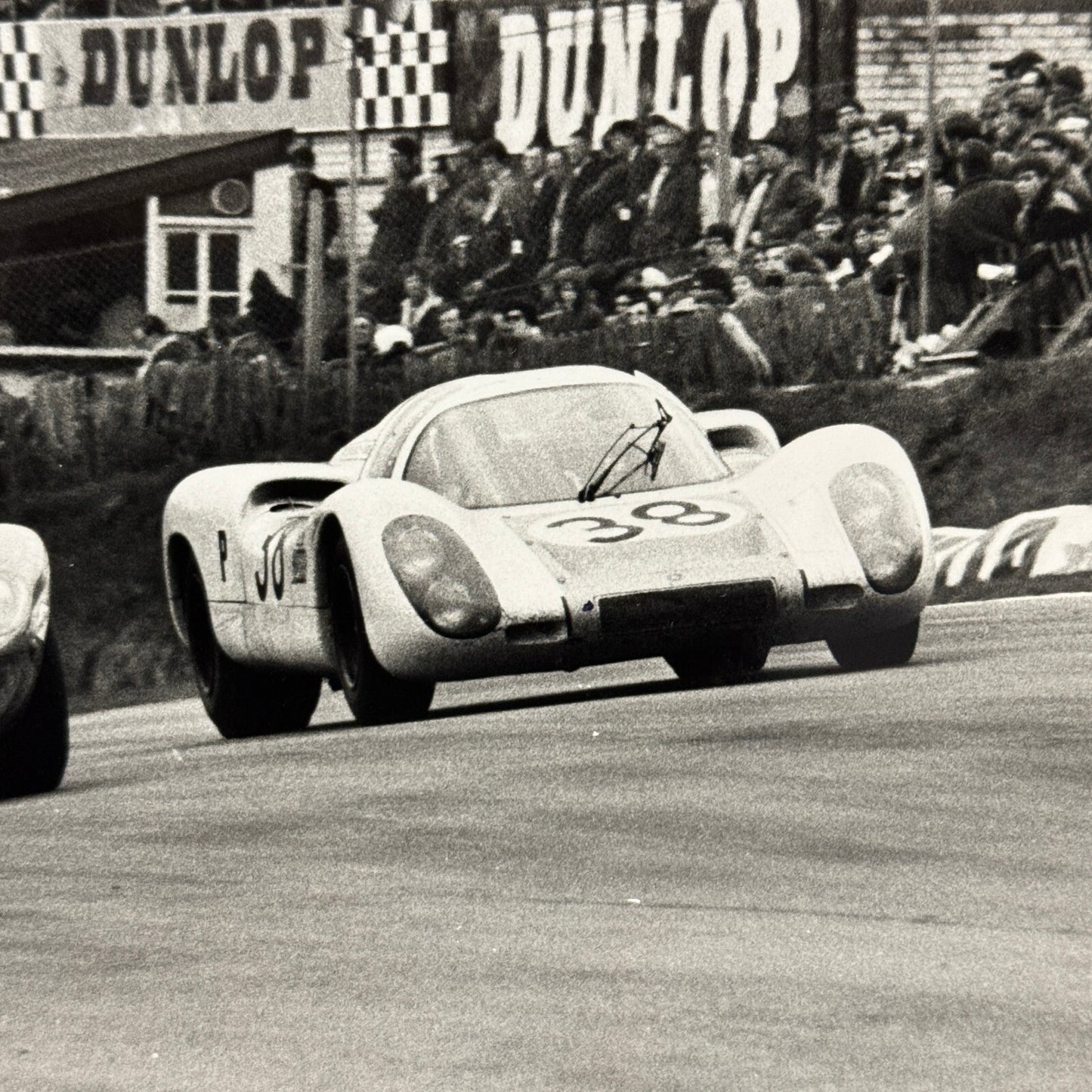 Ford GT40 and Porsche 907 Racing Cars at 1968 BOAC Brands Hatch Photo Photograph