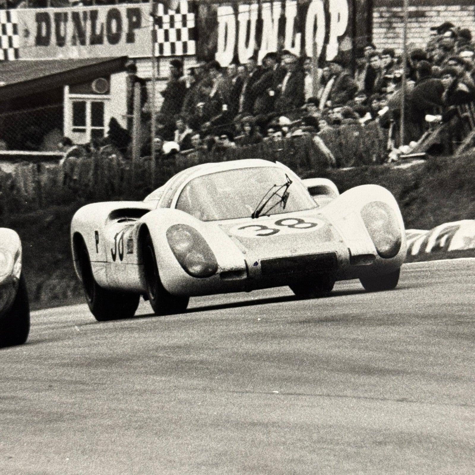 Ford GT40 and Porsche 907 Racing Cars at 1968 BOAC Brands Hatch Photo Photograph