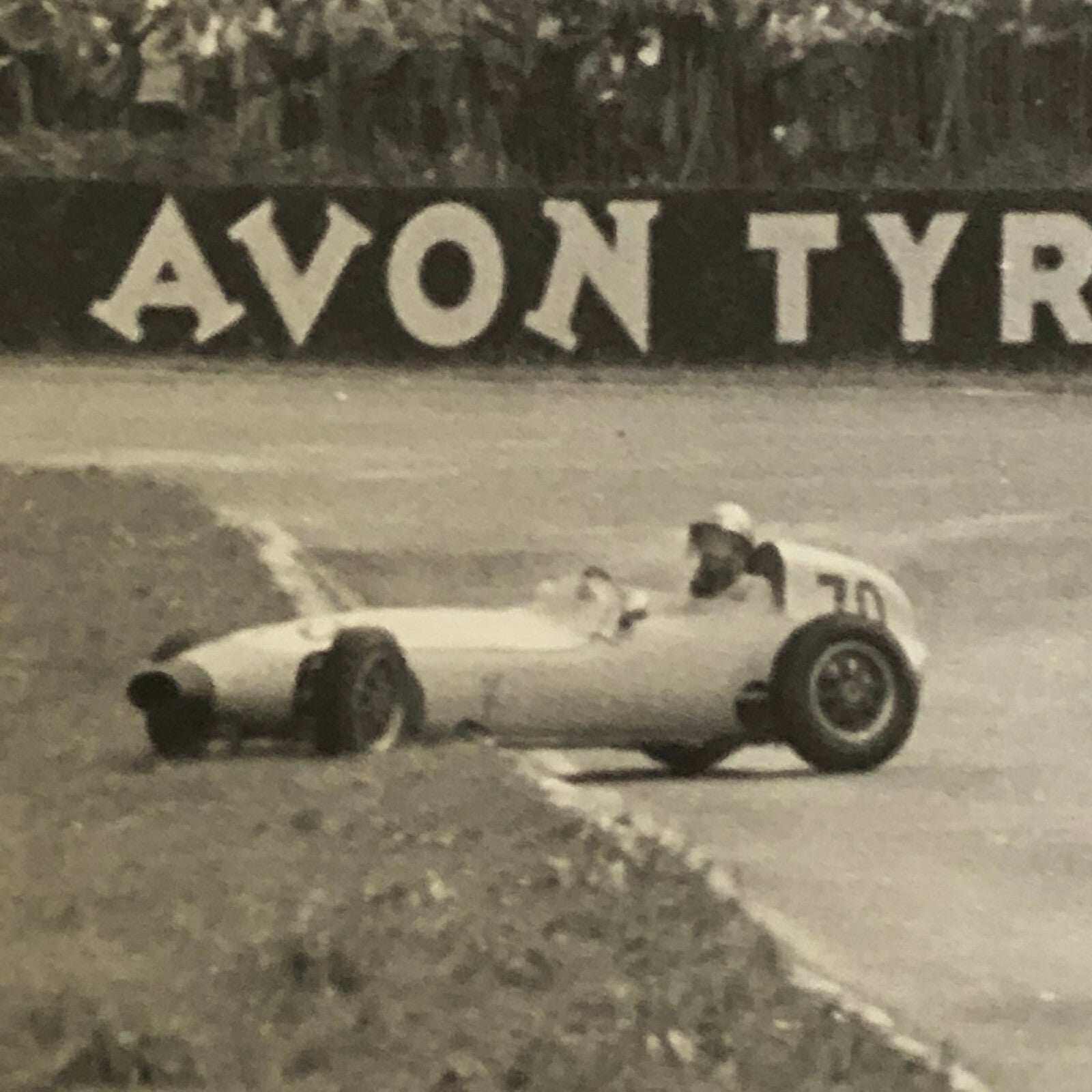 Vintage Grand Prix Car Racing Photo Photograph Print 