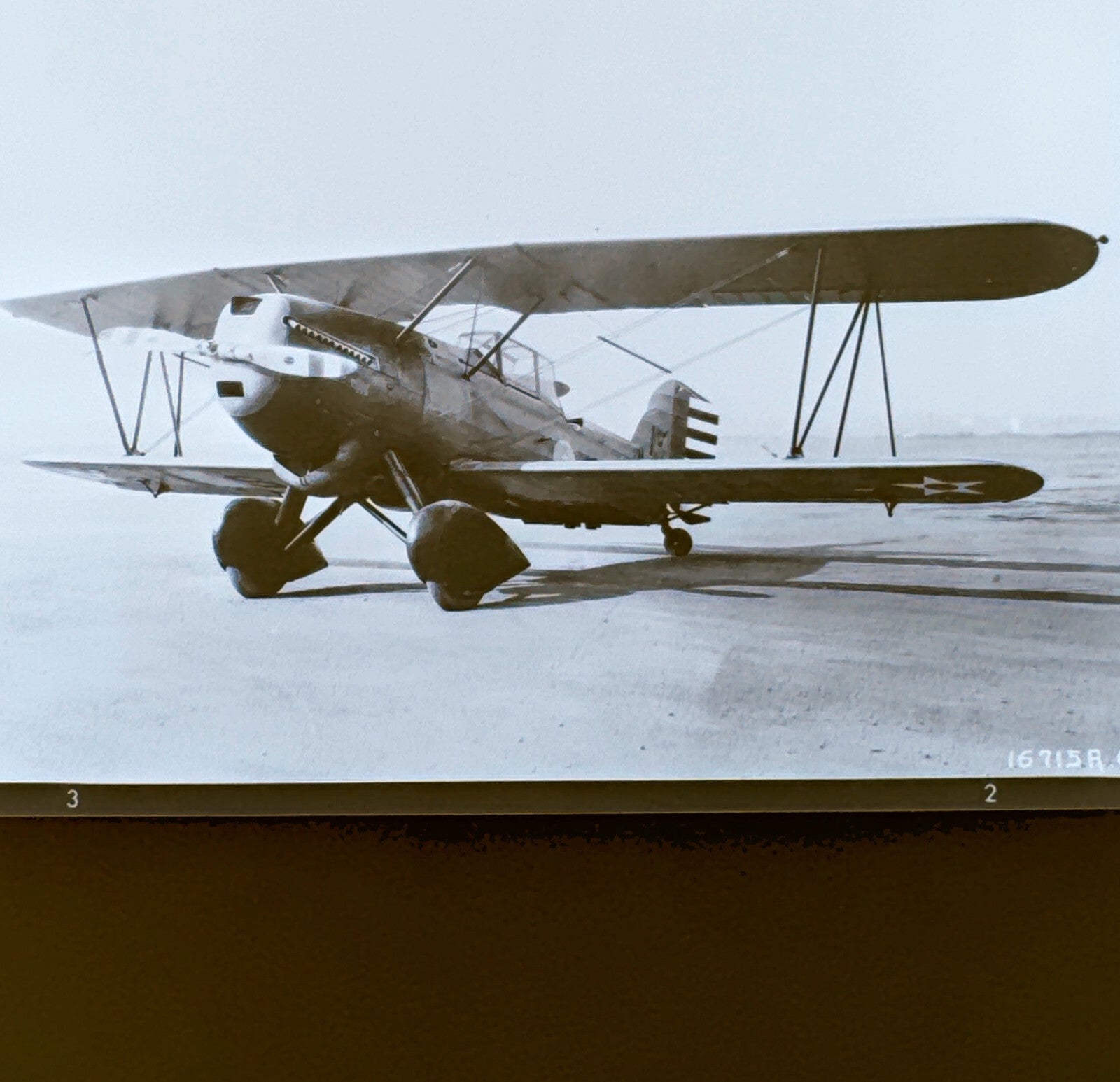 Vintage Photo Negative Curtiss 0-39 Airplane Plane Aircraft Curtiss 039 0 39