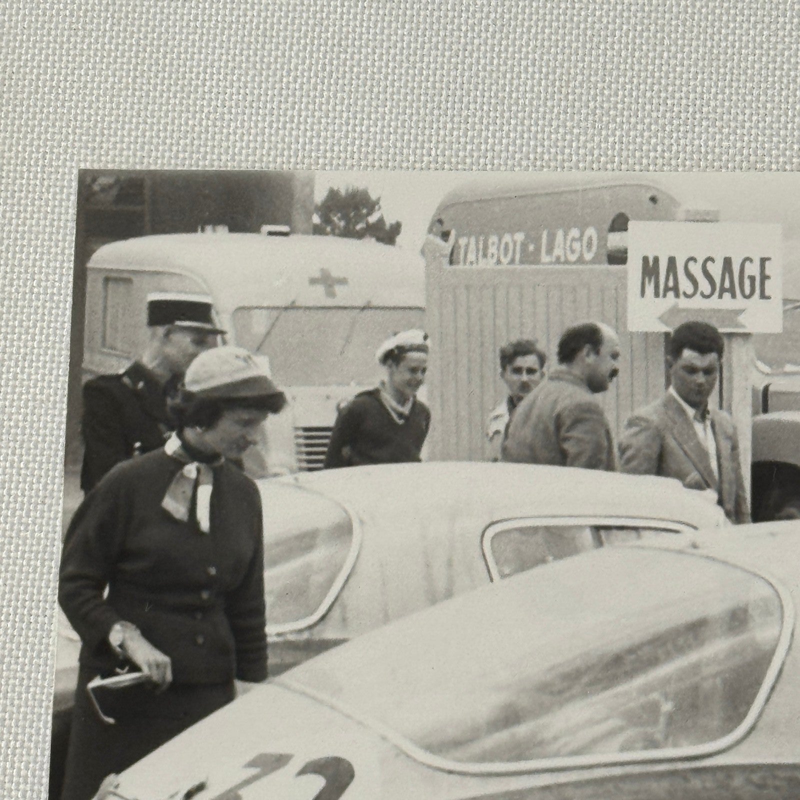 Lancia D20 LeMans 1953 Racing Photo Photograph Vintage Image Modern Print