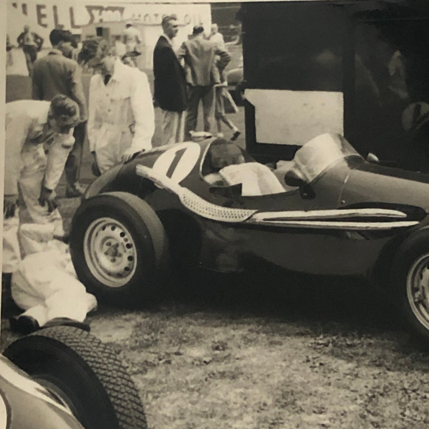 Vintage Racing Car Photo Photograph Print - Tag17313