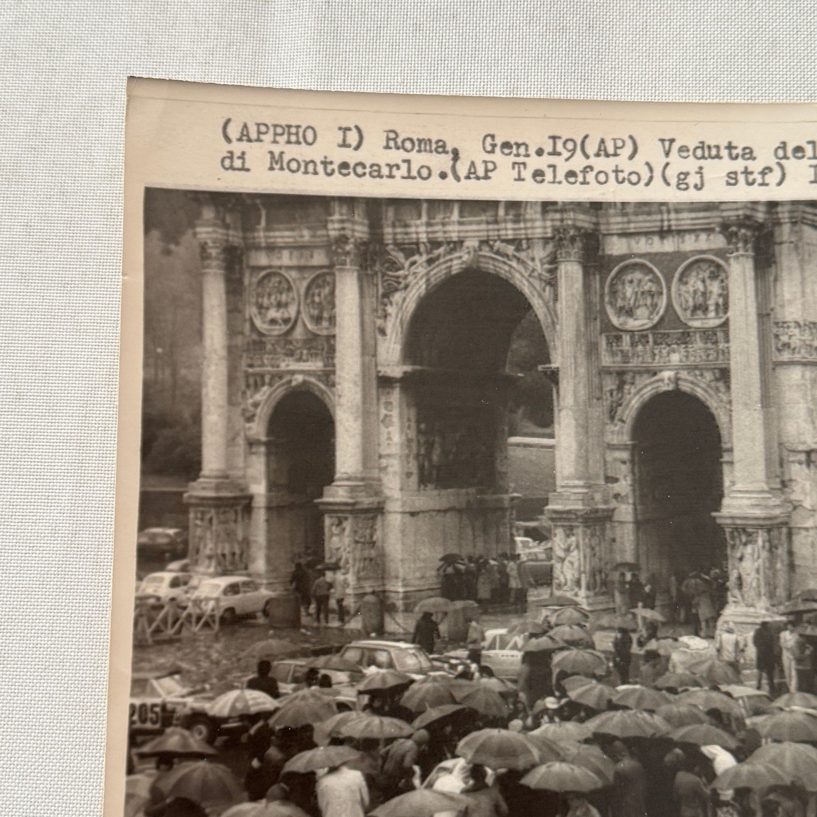 1973 Rally Rallye Monte Carlo Italian Press Photo Photograph Vintage Cars Car