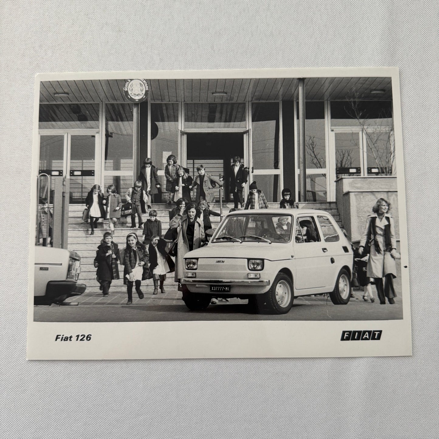 Fiat 126 Car Factory Press Photo Photograph Print 1976