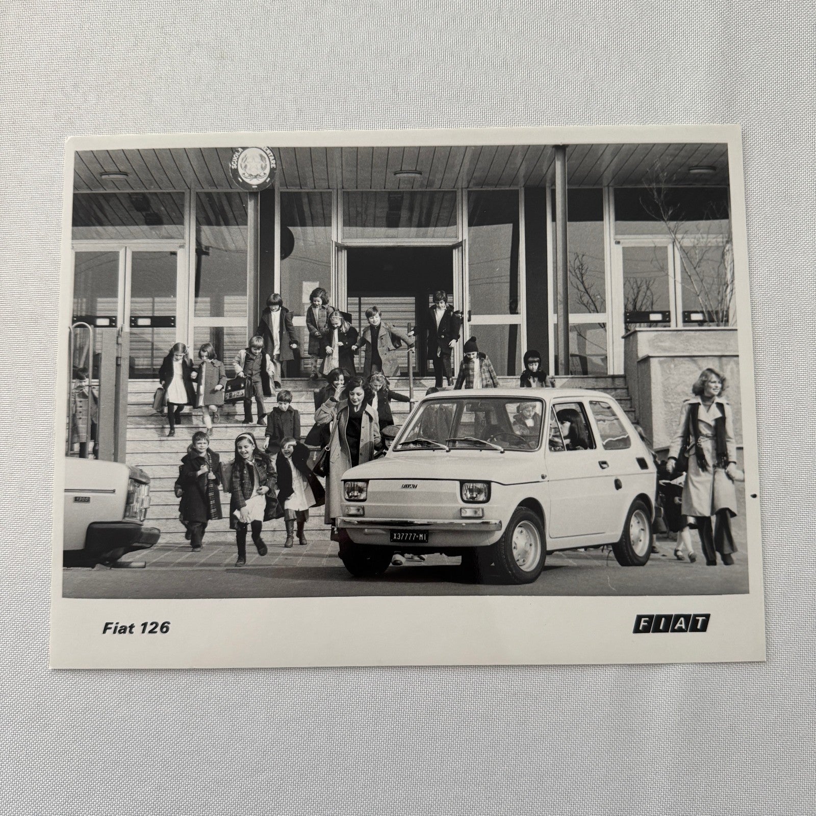 Fiat 126 Car Factory Press Photo Photograph Print 1976