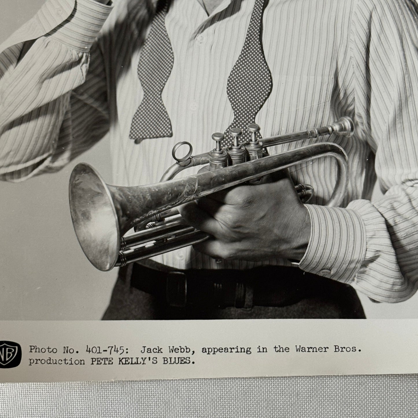 Vintage Movie Press Photo Photograph Jack Webb Pete Kelly's Blues