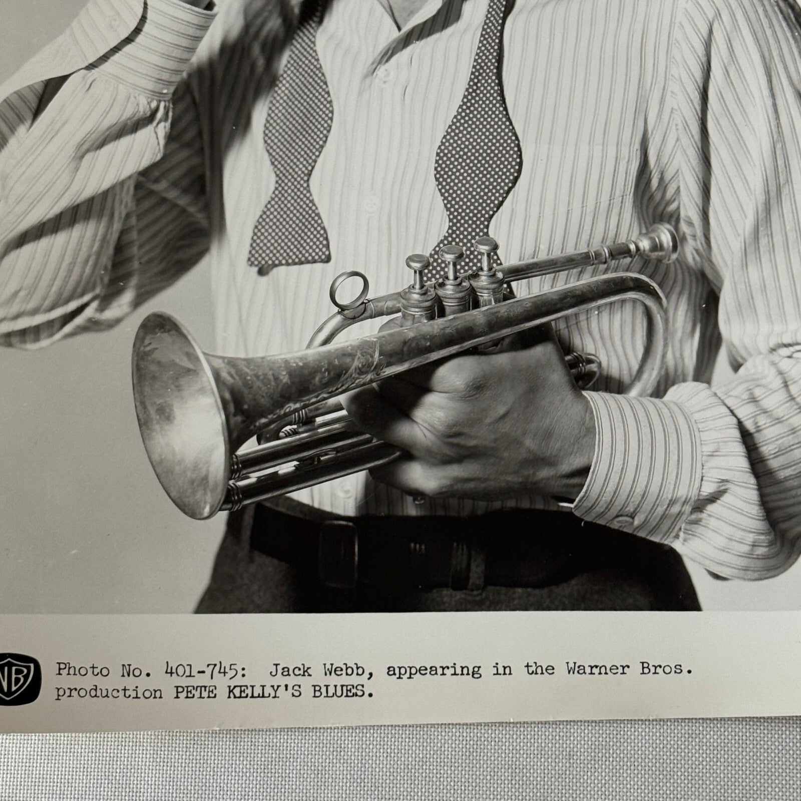 Vintage Movie Press Photo Photograph Jack Webb Pete Kelly's Blues