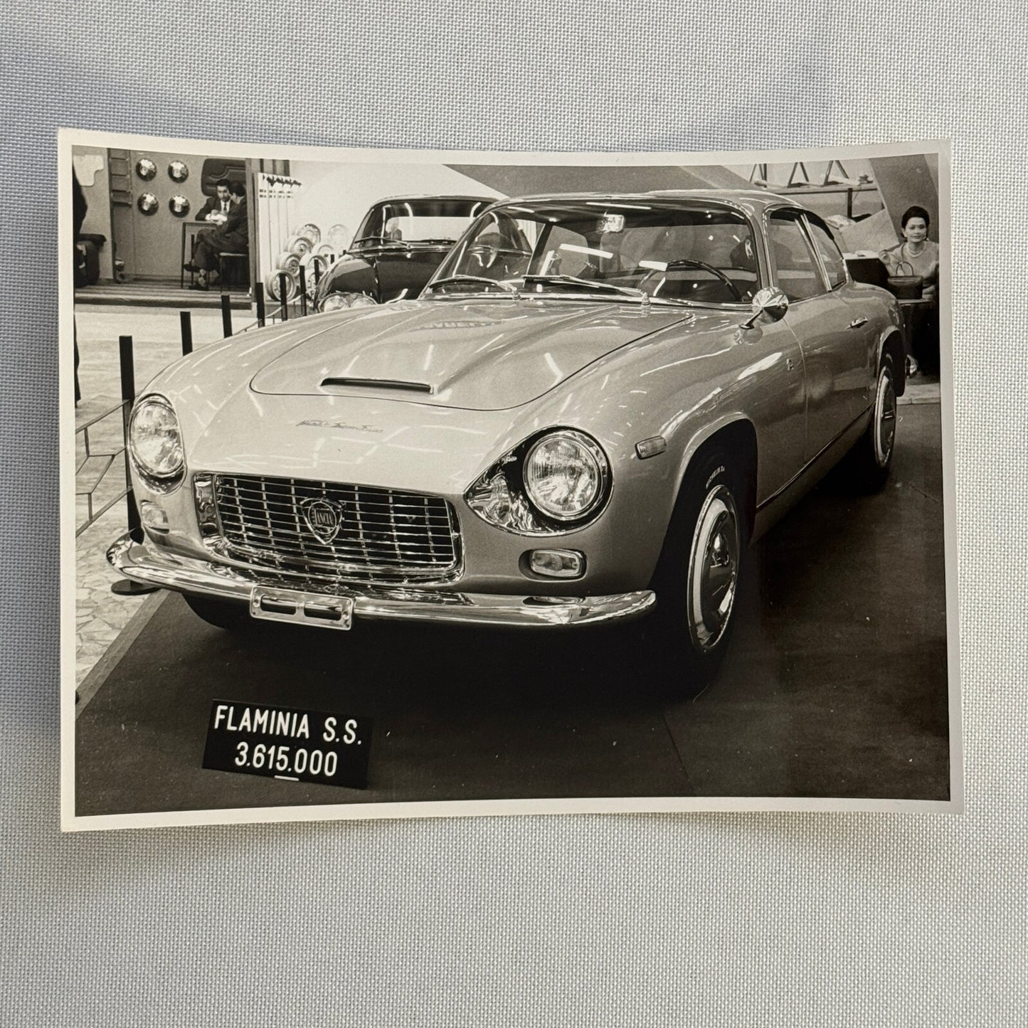Lancia Flaminia Super Sport Zagato Car Photo Photograph Print Vintage