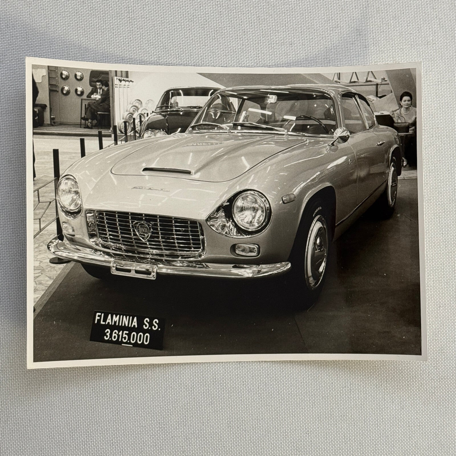 Lancia Flaminia Super Sport Zagato Car Photo Photograph Print Vintage