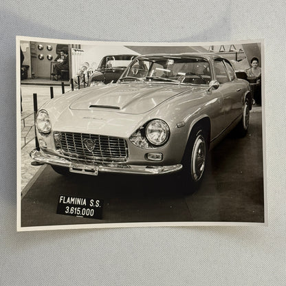 Lancia Flaminia Super Sport Zagato Car Photo Photograph Print Vintage