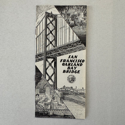 Vintage San Francisco Oakland Bay Bridge Construction Engineering Brochure