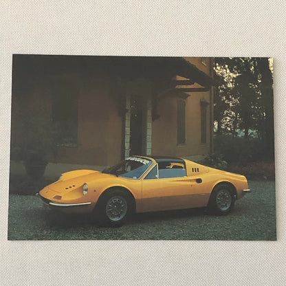 Ferrari 246 GT Dino Vintage Postcard Lot of 4 - Ferrari 246GT 246GTS 246 GTS