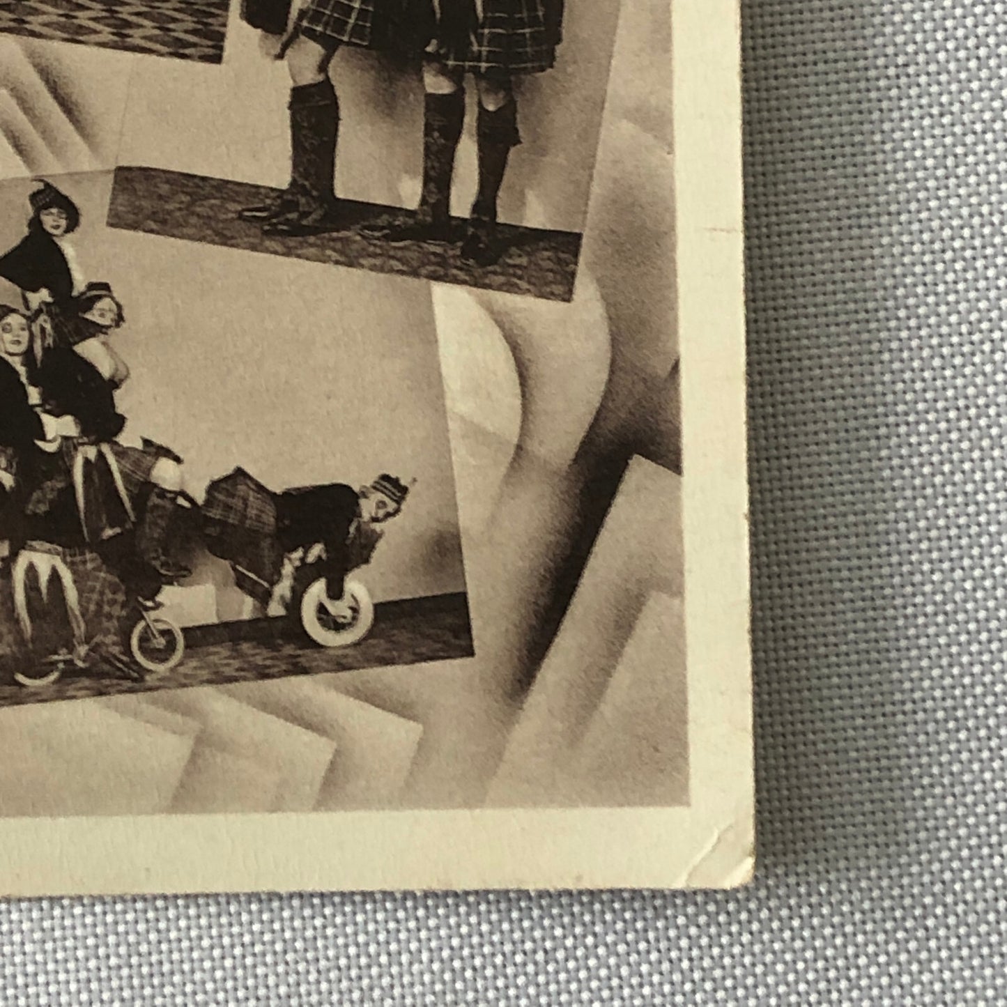 Circus Performer Bicycle Act Group Troupe Postcard Post Card Aldemira Zacchini