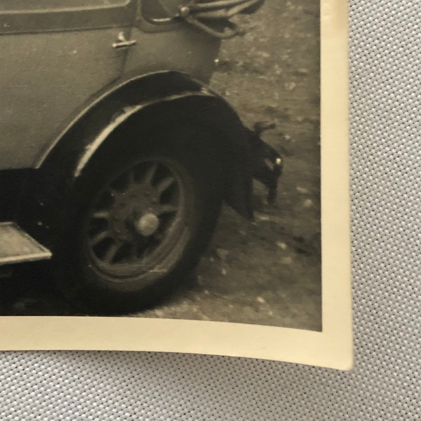 Vintage Photo Photograph Snapshot Men in Early Car Automobile + AL22SM2