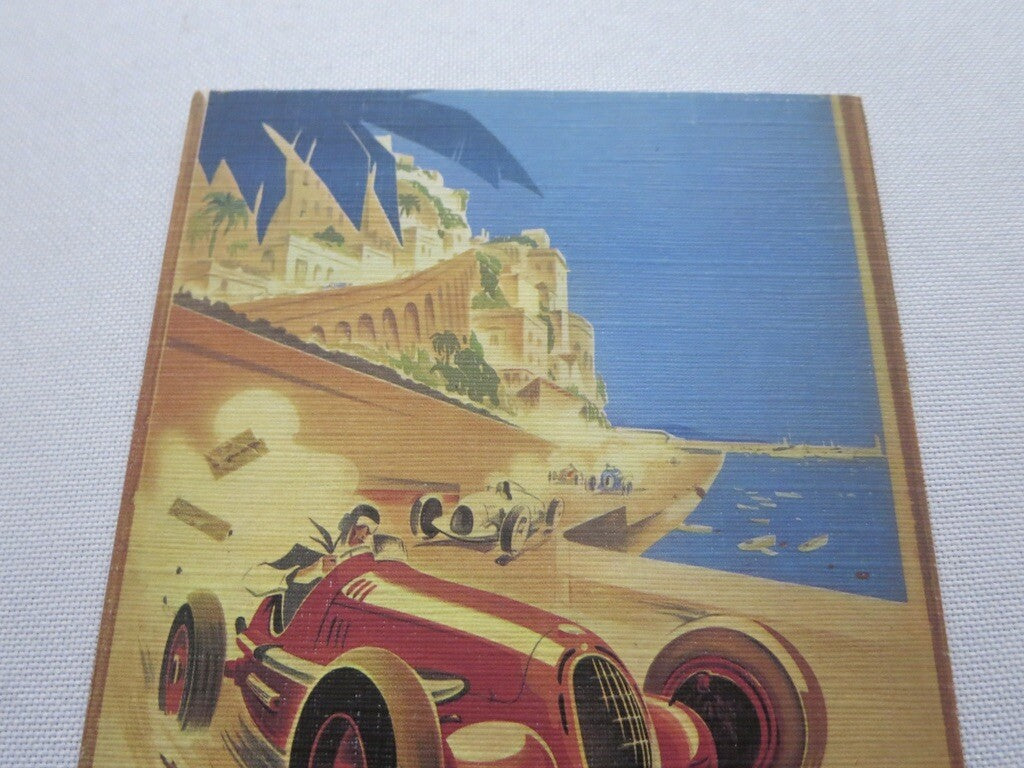 1937 Monaco Grand Prix Automobile Racing Car Postcard Post Card - Reproduction 