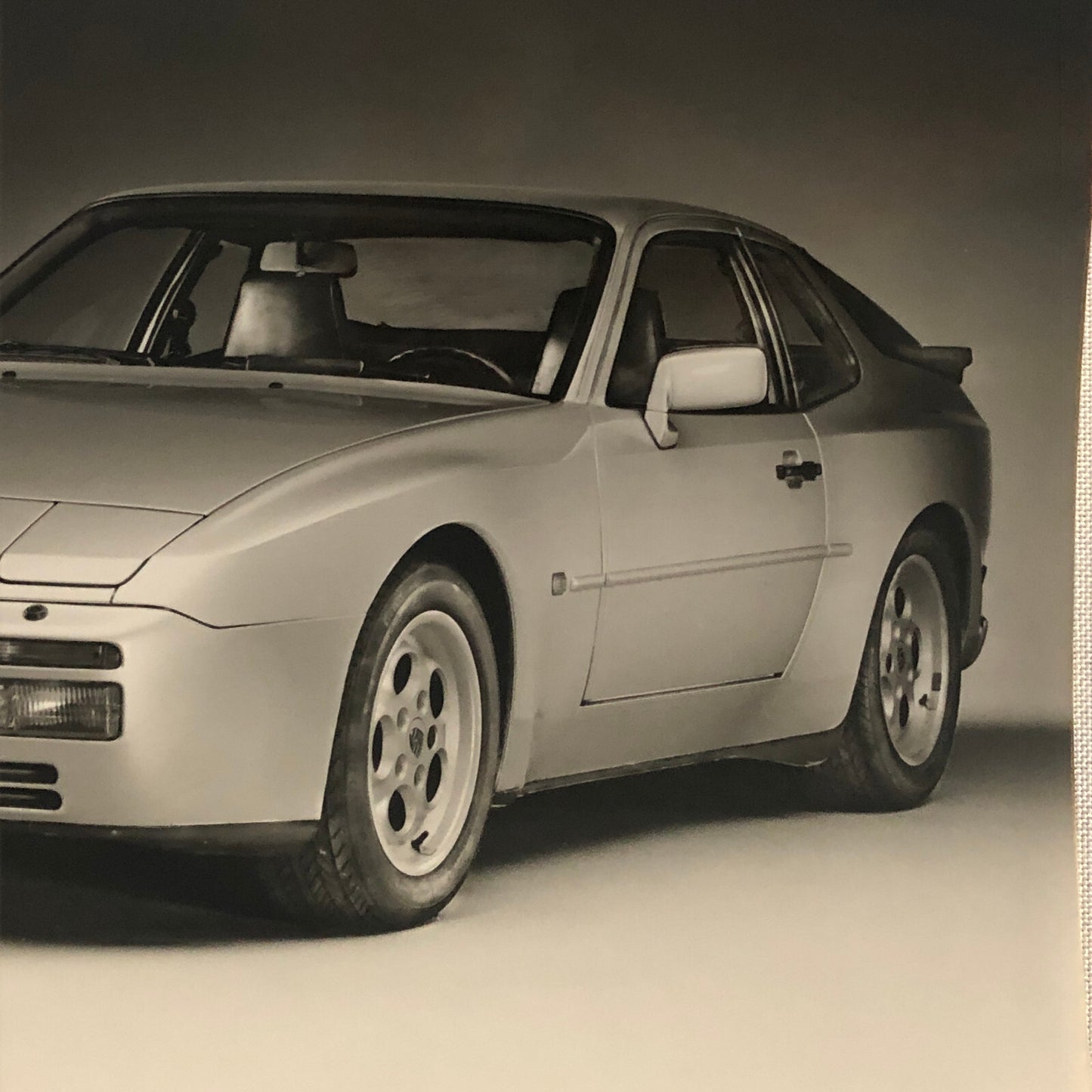 Vintage Porsche 944 Turbo Factory Werkfoto Photograph Press Photo 1985