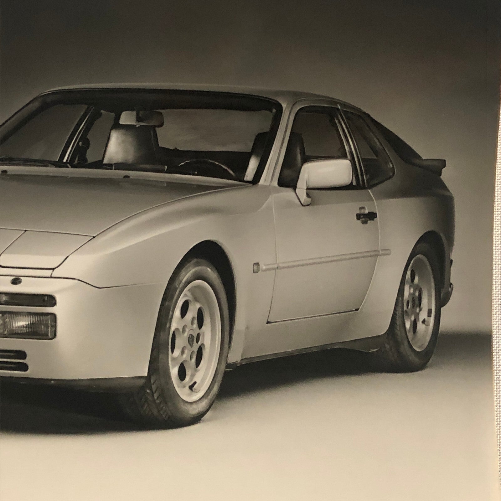 Vintage Porsche 944 Turbo Factory Werkfoto Photograph Press Photo 1985