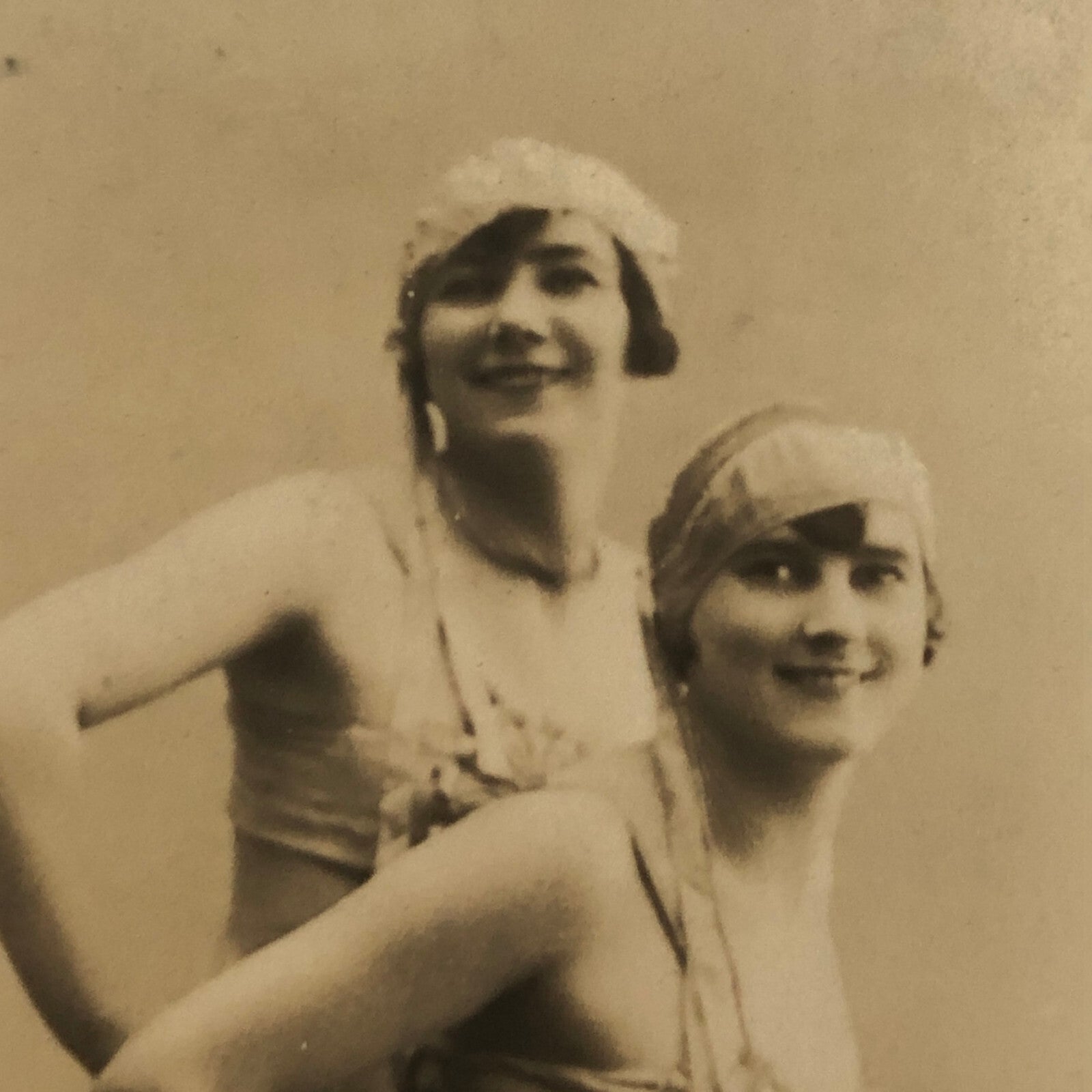 Circus Performer Real Photo Postcard Post Card RPPC Acrobats Alba Sisters