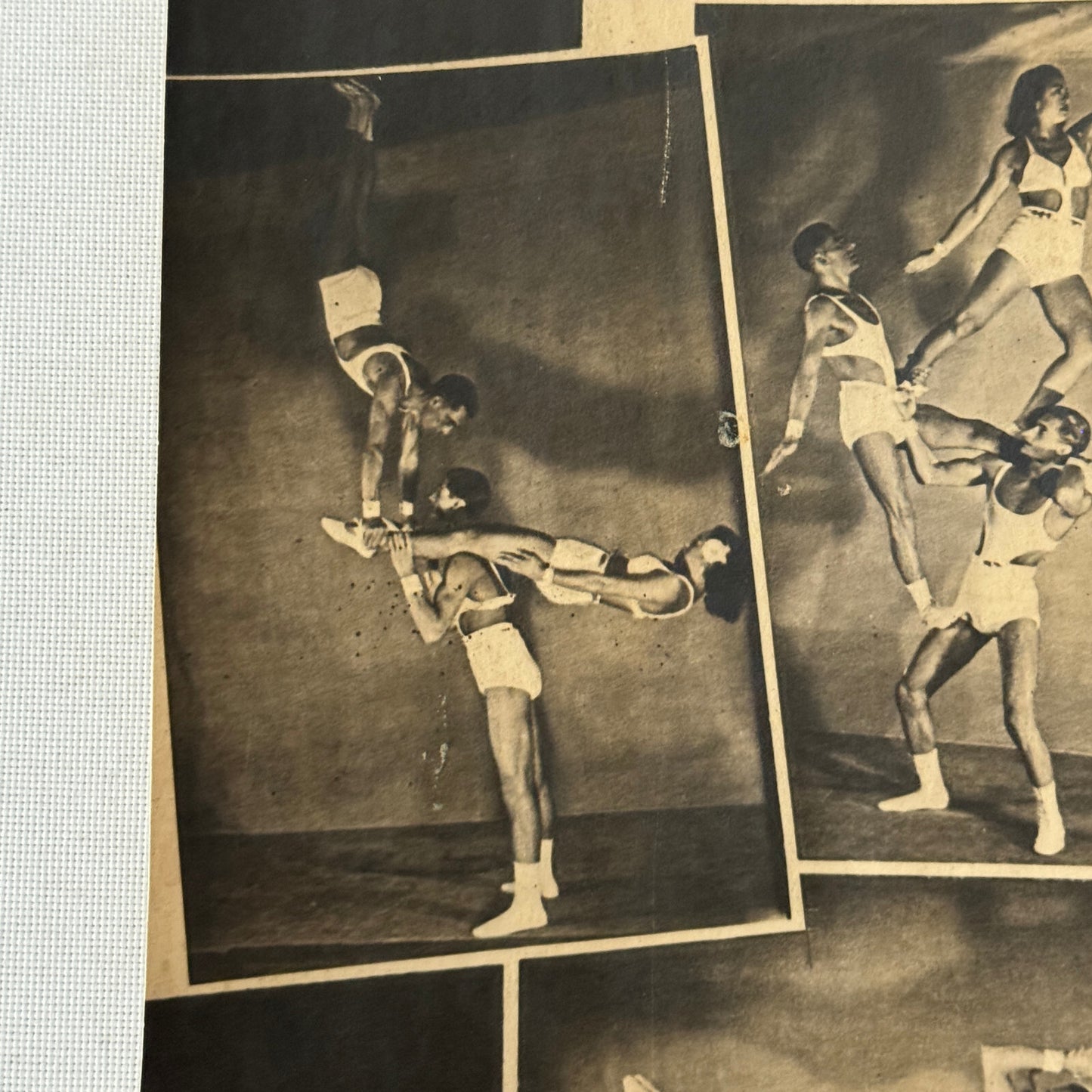 Vintage Circus Acrobat Balancing Act Photo Photograph