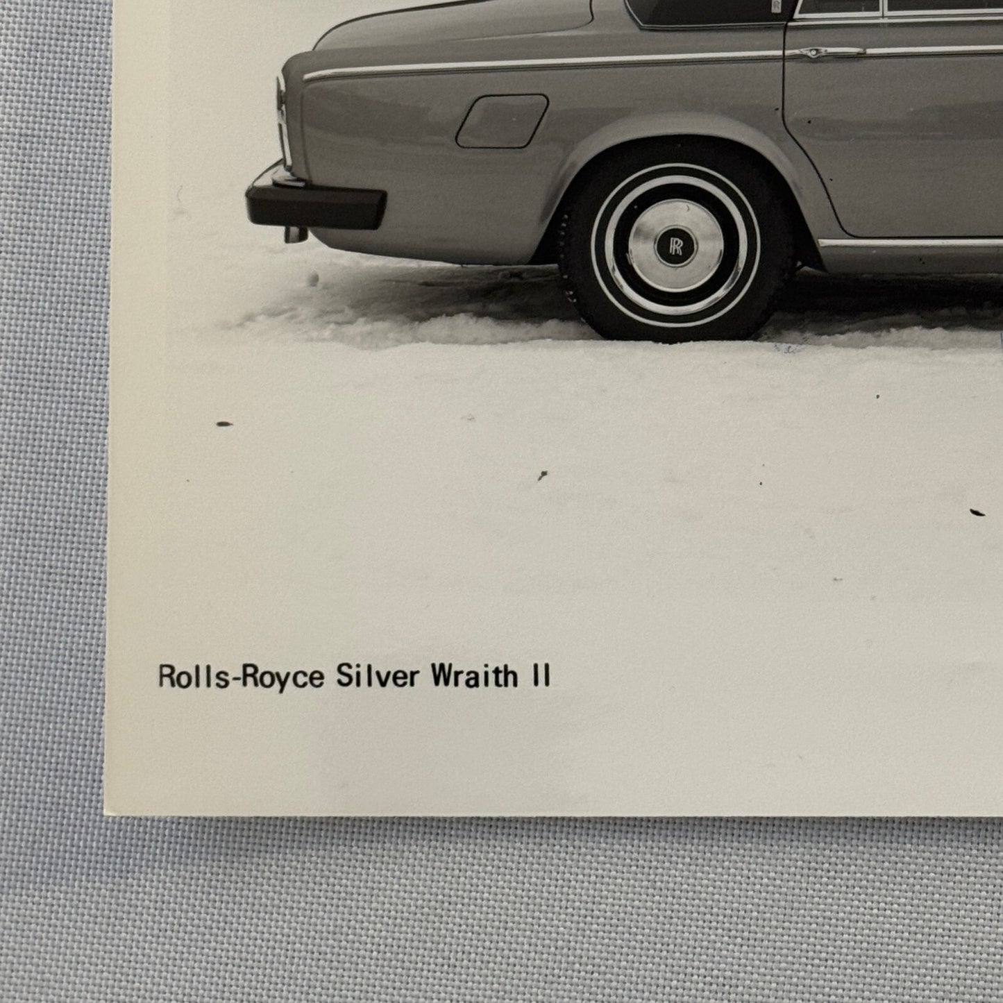 Rolls Royce Silver Wraith II Car Factory Press Photo Photograph Print 1980