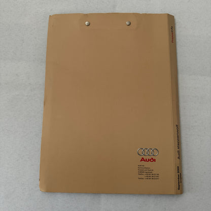 2000 Audi Steppenwolf Concept Car Prototype Press Kit Photos Germany