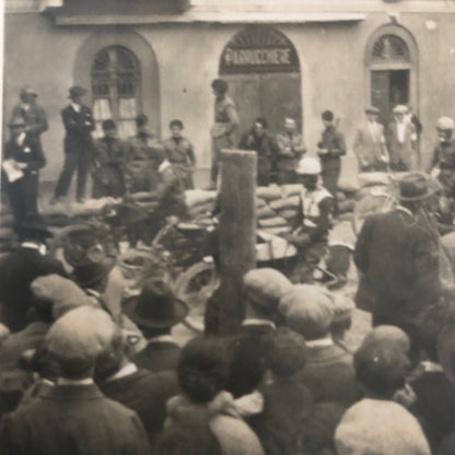 Tazio Nuvolari Motorcycle Racing Photo Photographs 1927 Circuito di Stradella