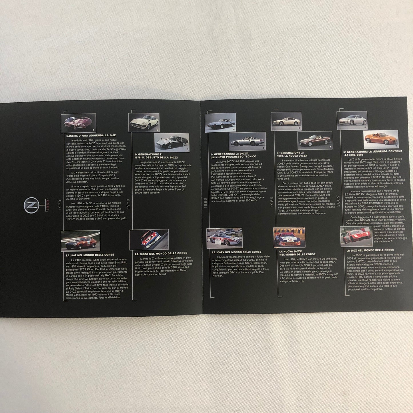 Nissan 350Z 350 Z 35th Anniversary Edition Gran Turismo Sales Brochure ITALIAN