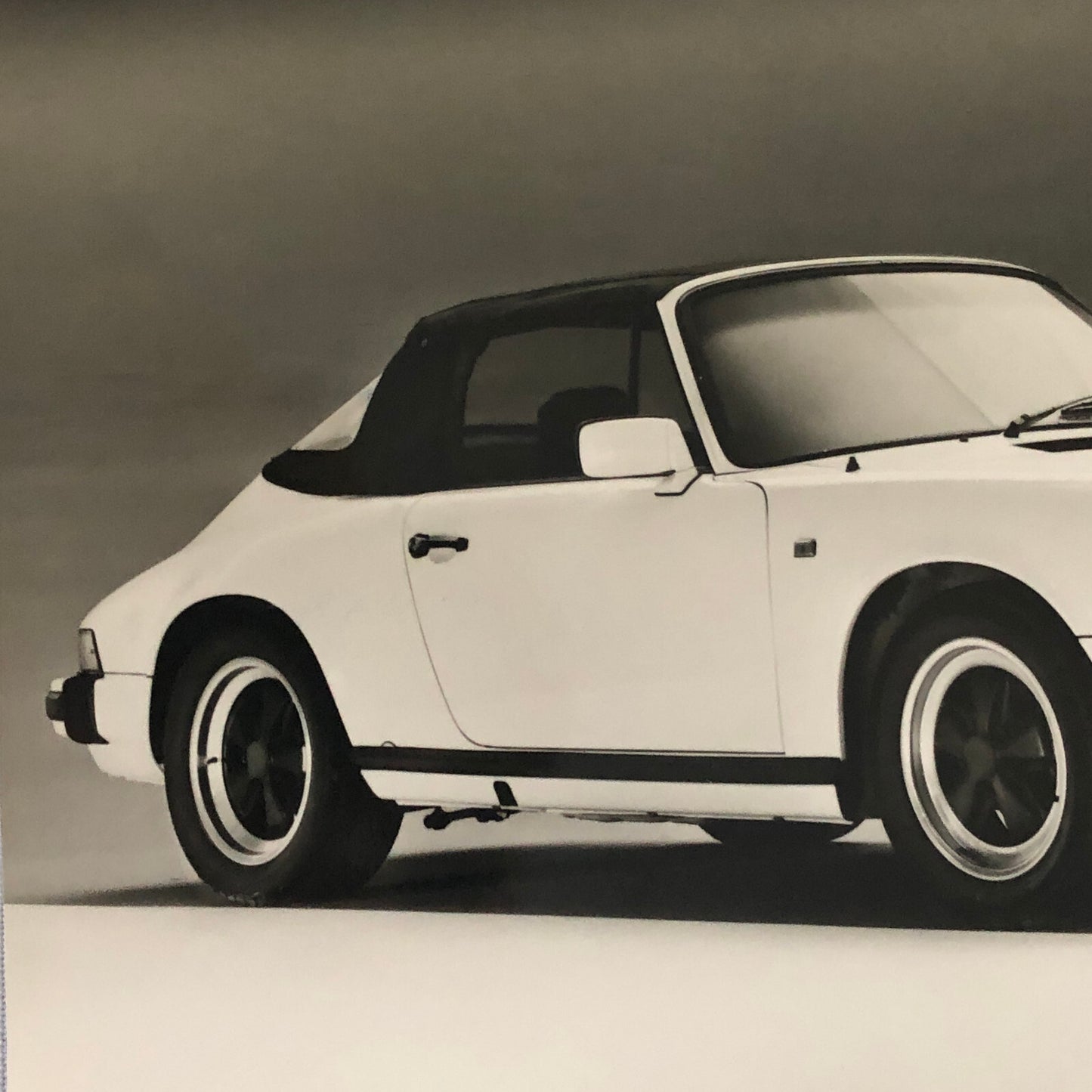 Vintage Porsche 911 SC Cabriolet Convertible Werkfoto Press Photo Photograph