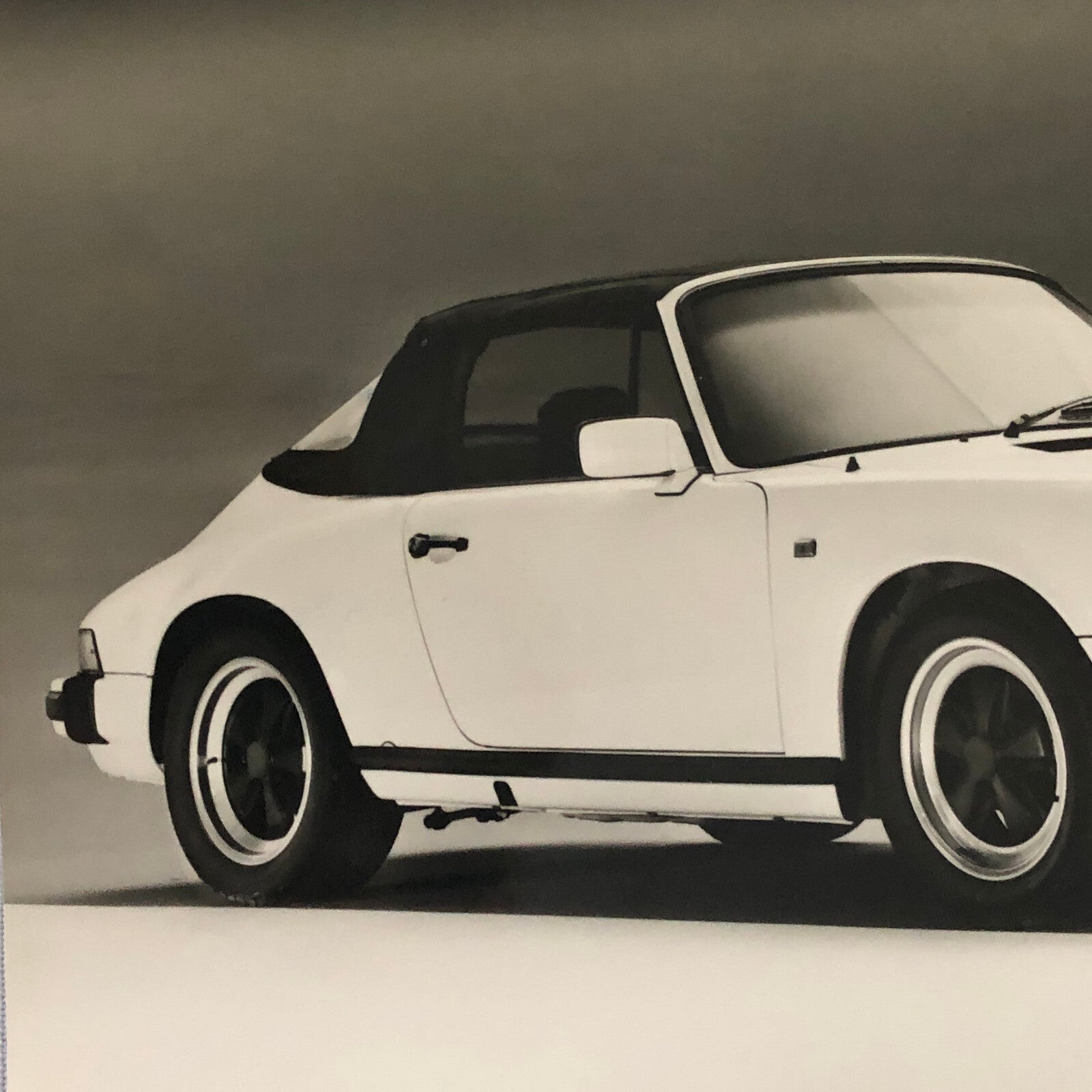 Vintage Porsche 911 SC Cabriolet Convertible Werkfoto Press Photo Photograph