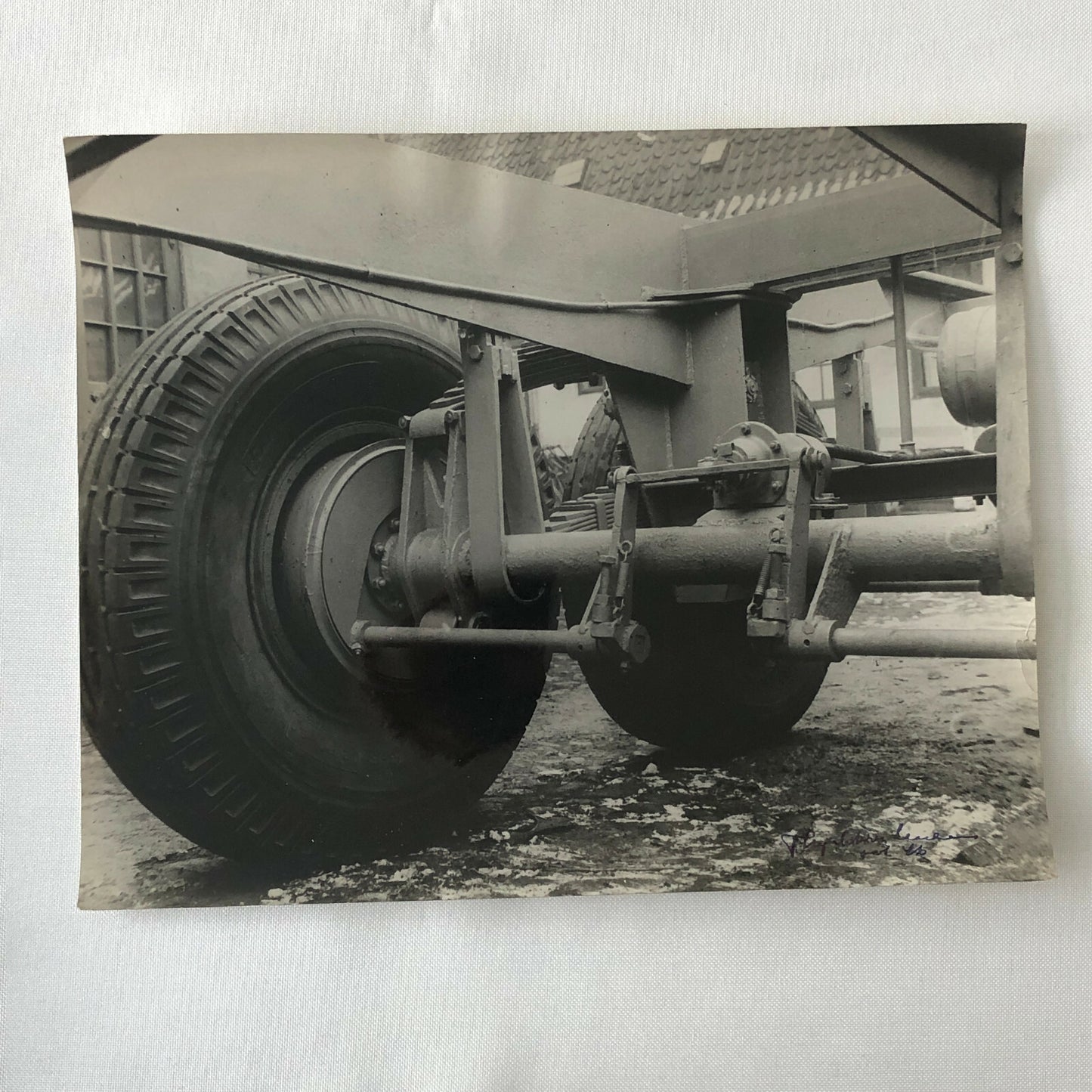 Antique Vintage Factory Company Photo Photograph Lot of 5 ERGO Trailer Denmark 