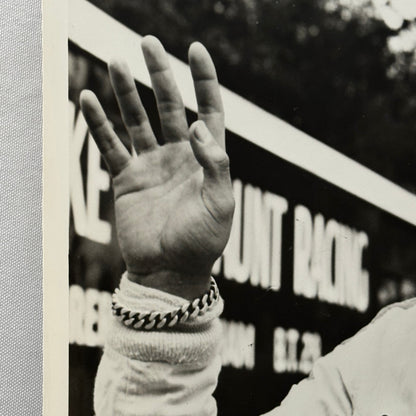 Reine Wisell Racing Driver Photo Photograph Vintage Image Modern Print