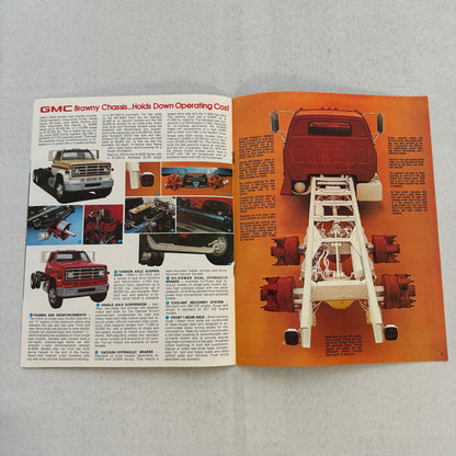 GMC 97.5 Conventional Series Truck Sales Brochure Catalog 6500 Series Vintage