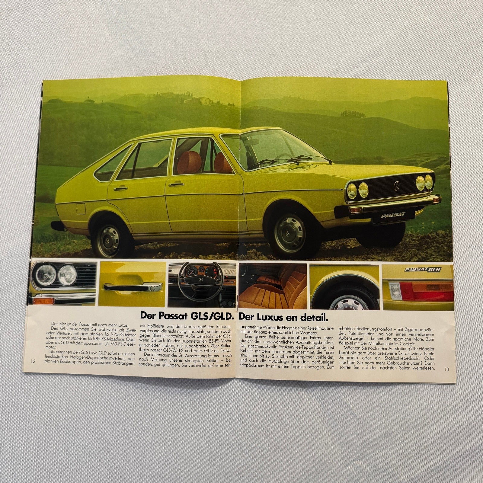 1977 Volkswagen Passat Car Sales Brochure Catalog Advertising GERMAN
