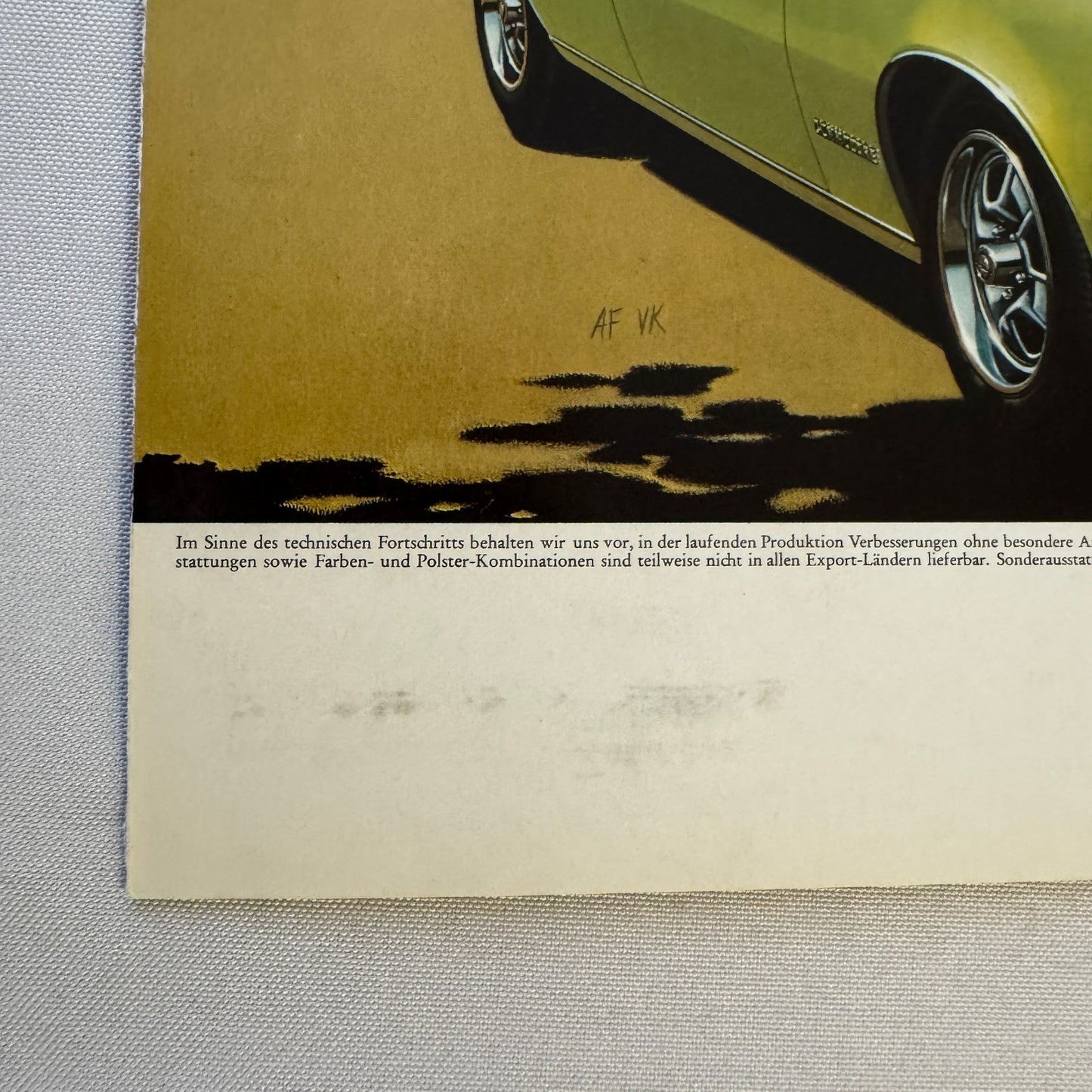 Opel Commodore GS/E Car Sales Brochure Catalog Opel Commodore GSE GERMAN