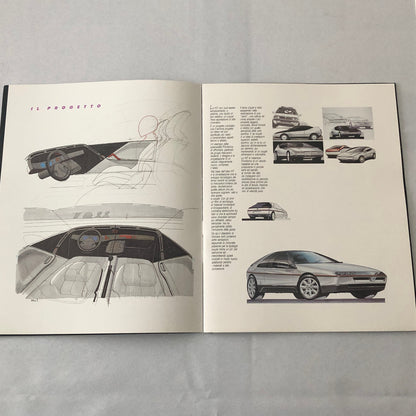 Pininfarina HIT Concept Car Prototype Sales Brochure Catalog Italian
