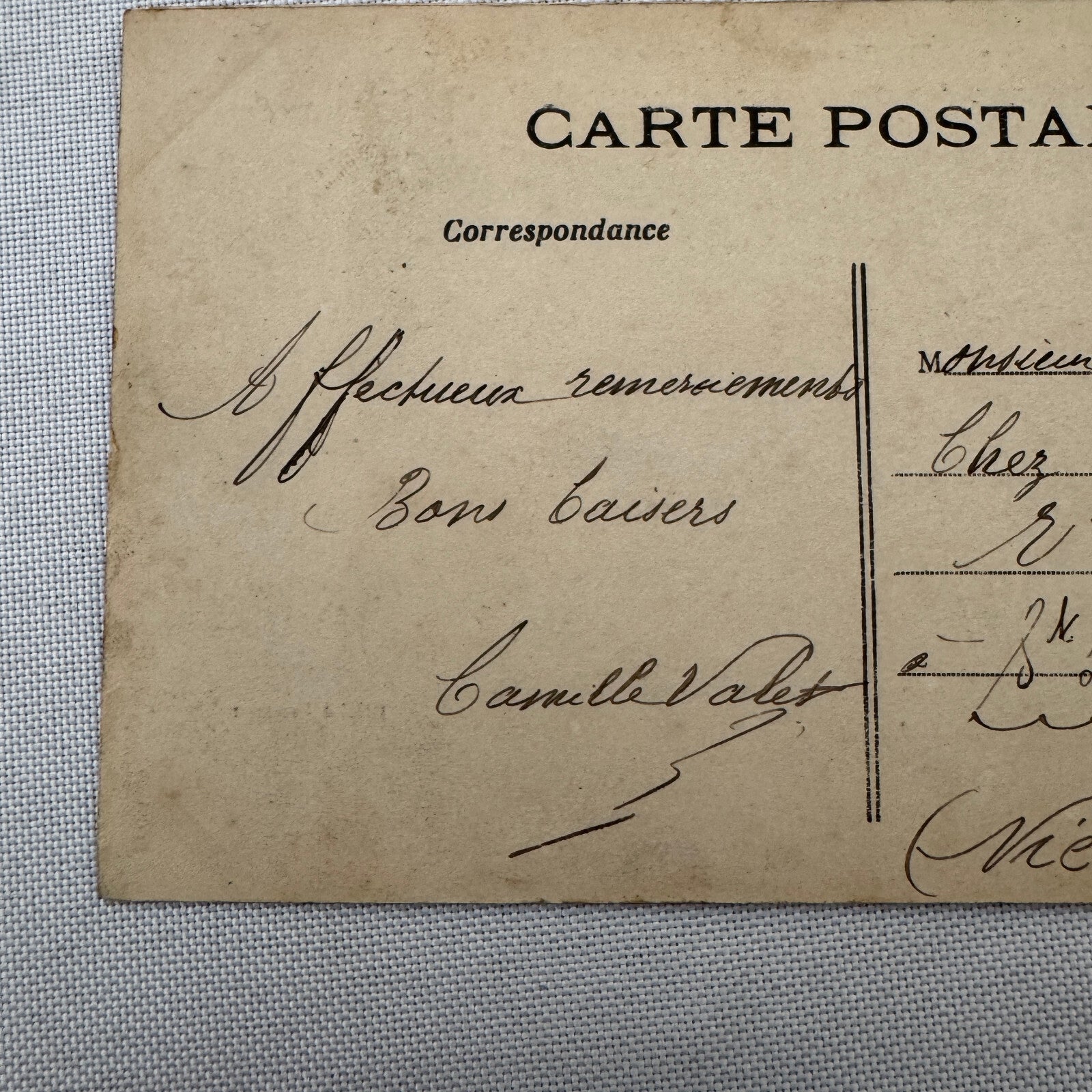 Vintage Military Airship Dirigible Zeppelin Patrie Postcard Post Card French