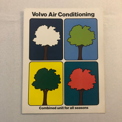 Vintage Volvo Air Conditioning Sales Brochure Catalog